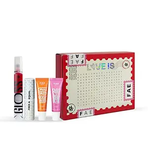 FAE Beauty Free and Equal Love Gift Box | With Lip balm Lip Gloss and Lipstick