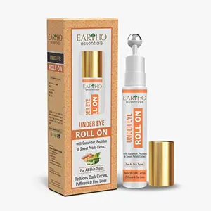 Eartho Essential Under Eye Roll On (with Cucumber Extracts Kojic Acid and Sweet potato extracts) 15 ML