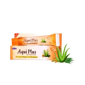 HAPDCO Aqui Plus Ayurvedic Cream 25gm (Pack of 3) - Ayurvedic Safe & Effective Cream for Acne Pimples & Blackheads