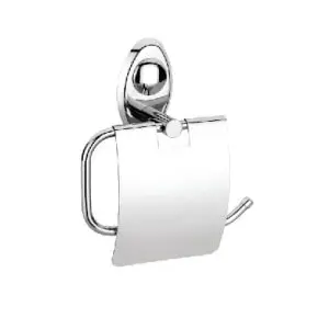 Dynore Stainless Steel Mirror Finish Oval Shape Toilet Paper Holder/Tissue Holder for Bathroom/Kitchen