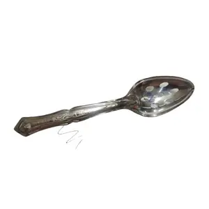 Dynore Stainless Steel Slotted/Plating/Pickle/Aachar Serving Spoon