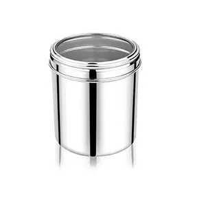 Dynore Stainless Steel Kitchen Storage See Through Canister/Container- 750 ml