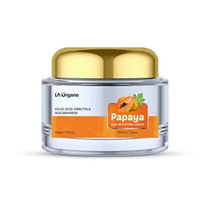 LA Organo Papaya Cream For Skin Brightening 50 GM