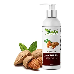 Kalp Almond Oil -100% Pure Organic Virgin Cold pressed (Sweet Almond Oil) For Skin And Hair (200ml)