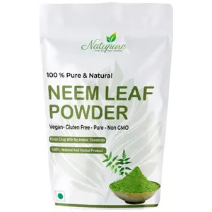 Natupure Neem Leaf Powder For Skin and Hair | 100% Natural 500gm