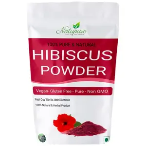 Natupure Hibiscus Powder for Hair and Skin | 100% Natural 500gm