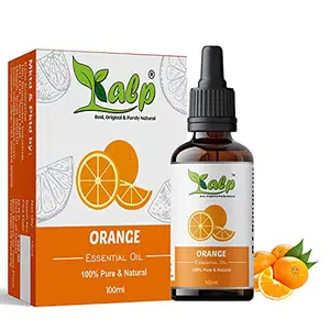 Kalp Orange Essential Oil-Pure Natural & Undiluted For Hair Skin & face Lightening-100ml
