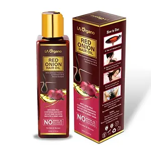 LA Organo Red Onion Hair Oil For Complete Hair Solution For All Hair Types 200ml