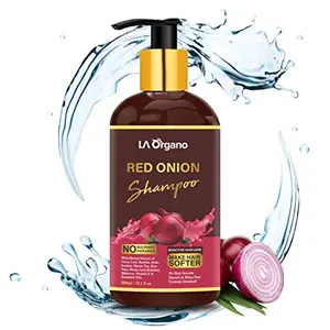 LA Organo Red Onion Hair Shampoo 300ml For Complete Hair Solution For Men & Women