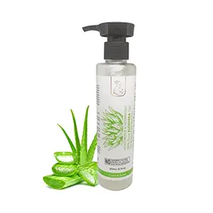 Blush Bunny Organics Pure Aloevera Gel For All Types Hairs & Skins | Safe No Toxic Chemical No Artificial Fragrances 200ml