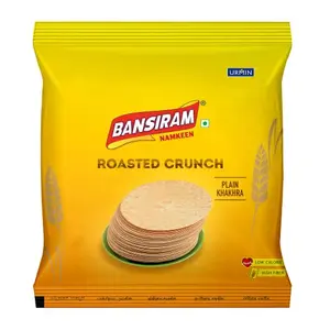 Roasted Crunch Plain Khakhra Set of 2 - Each 180 gm