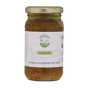 Homemade Organic Fresh Amla Pickle Achaar in Mustard Oil 200gm