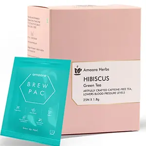 Hibiscus Green Tea, 25 Tea Bags