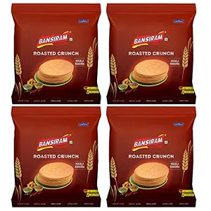 Roasted Crunch Masala Khakhra - Indian Snacks (Set of 4 - Each 180gm) - 720gm