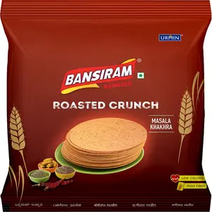 Roasted Crunch Masala Khakhra Set of 2 - Each 180 gm