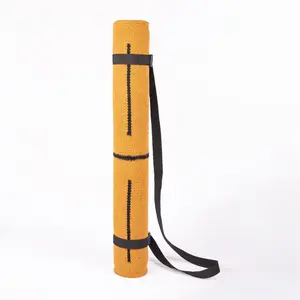 Dvaar Cotton Yoga Mat - Gemstone Series Topaz Yellow