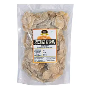 Sweet Dried Ginger Slices 250 gm (8.81 OZ) By FOOD ESSENTIAL