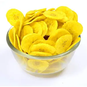 Salt N Pepper Banana Chips - Crispy Banana Chips 200gm Masala Banana Chips Black Pepper Flavour