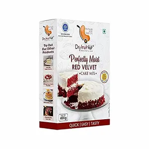 Red Velvet Eggless Cake Mix 400gm Cake Premix Powder Cake Premix Red Velvet Cake Mixture
