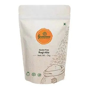 GRAMINWAY - FROM THE ROOTS Healty & Tasty Ragi Atta/Flour 1kg