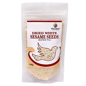 White Sesame Seeds, Safed Til, Til Seeds_Pack Of 100 Grams