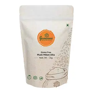 GRAMINWAY - FROM THE ROOTS Healty & Tasty Multi Millet Atta/Flour 1kg