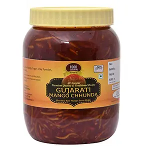 Gujarati Sweet Mango Chhundo Pickles 1 kg (35.27 OZ) By FOOD ESSENTIAL