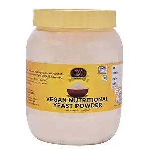 FOOD ESSENTIAL Vegan Nutritional Yeast Powder 1 kg (35.27 OZ).[All NaturalVegan-Friendly]
