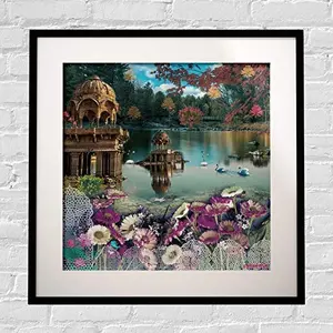 Beautiful Rajasthani Framed Art Print, (12x12)