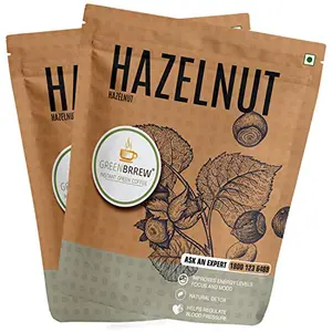 Natural Instant Green Coffee Beans Extract For Weight Management (Hazelnut 20 Sachets) - Pack Of 2 X 30G