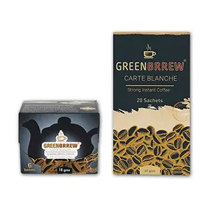 Instant Green Coffee 20'Sachets + 6'Sachets (Strong Flavor) - Arabica With Probiotics