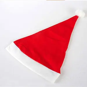 Christmas Santa Caps for Xmas Glitter Party Tree Decoration 1 Pieces