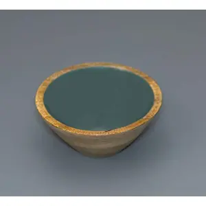 Serving Bowls Wooden for Snacks Dry Fruits | Colored Decorative Potpourri Bowls | Mango Wood with Clear Enamel | Green Color 6 Inches Diameter