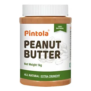 Pintola All Natural Peanut Butter (Extra Crunchy) (Unsweetened) (1kg)