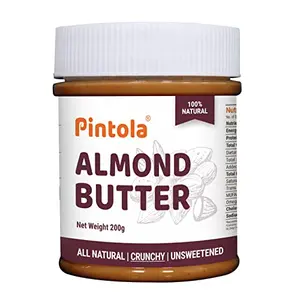 Pintola All Natural Almond Butter (Crunchy) (200g)