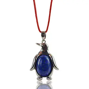 Natural Lapis Lazuli Penguin Shape Pendant