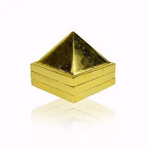 Metal Wish Pyramid, 3 Layer with 91 Pyramids for Vastu and (1- inch)