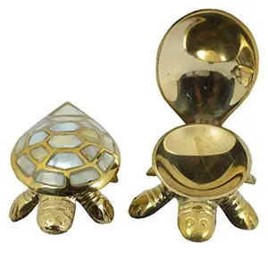 Wish Fulfilling Brass Tortoise Turtle With Secret Wish Compartment