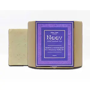 Neev Herbal Handmade Soaps Moringa Vetiver Soap for a Miraculously Healthy Skin -100gms