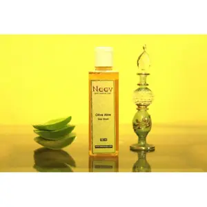 Olive Aloe Hair Wash Shampoo - Natural Hair conditioner 200 ML (6.7OZ)