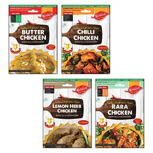 Nimkish Chicken Ready to Cook Spices Combo Pack of 4
