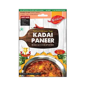 Nimkish Kadai Paneer Masala 30g x 2 Twin Pack Ready to Cook Spice Mix