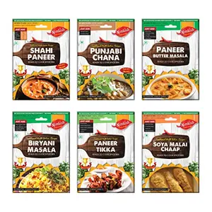 Nimkish Hara Bhara Chaska Combo Pack of 6 Veg Spices