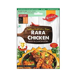 Nimkish Rara Chicken Masala 60g Ready to Cook Spice Mix Easy to Cook Masala Mix