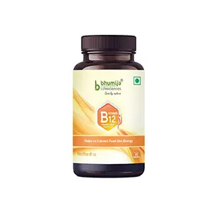 Vitamin B12 1500 mcg with Folic Acid and Methylcobalamin Supplements 60 Chewable Tablets