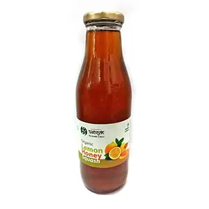 Organic Lemon Honey Squash - Indian sweetner 500ml (17.63 OZ )