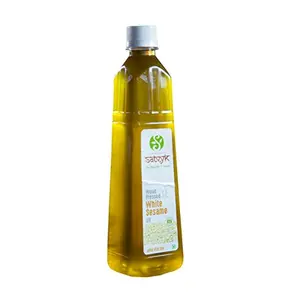 Organic Cold Pressed Sesame Oil 1 Litre (35.27 OZ ) (Woodpressed Oil)