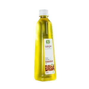 Organic Wood Pressed Groundnut Oil 1 Litre (35.27 OZ )