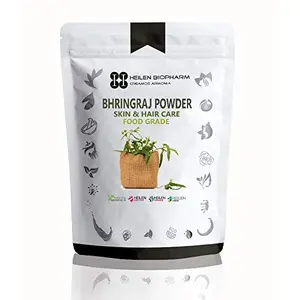 HEILEN BIOPHARM Bhringraj Powder - 100% Natural Ayurvedic Use Food Grade - Skin Hair & Internal Care (75 gm / 2.65 oz / 0.17 lb)