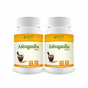 Ashvagandha Capsules 60's (Pack of Two)